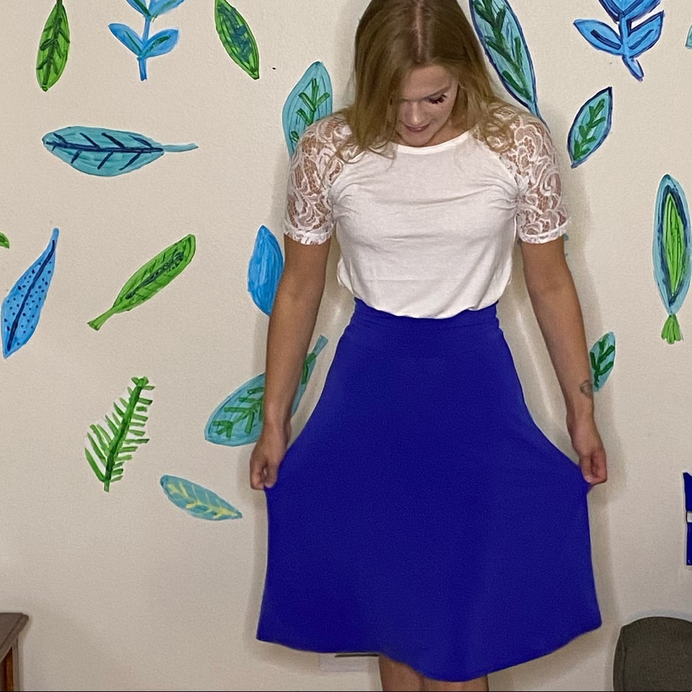 Large Royal Blue Skirt